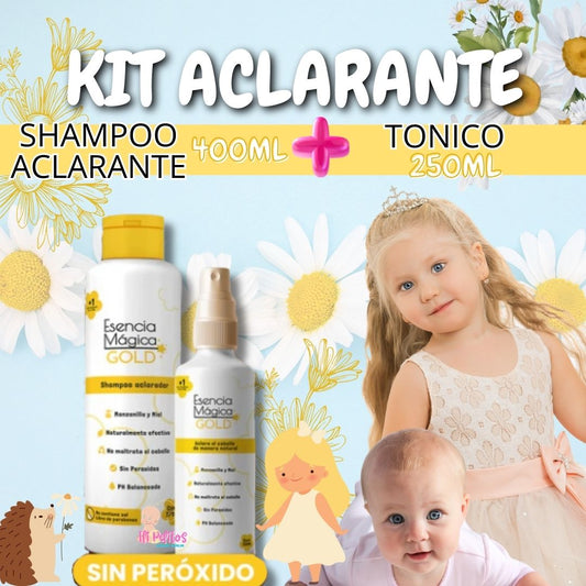 👦🏼KIT ACLARANTE CAPILAR👧🏼🌼